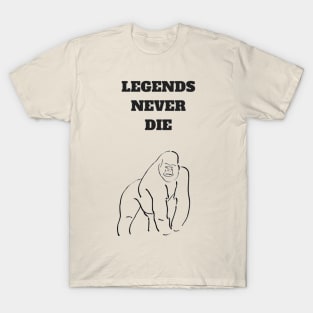 Harambe - Legends Never Die T-Shirt